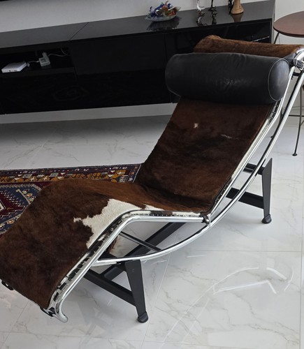 80s corbusier chaise lounge - corbusier,